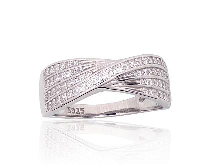 Hõbesõrmus tsirkoonkividega